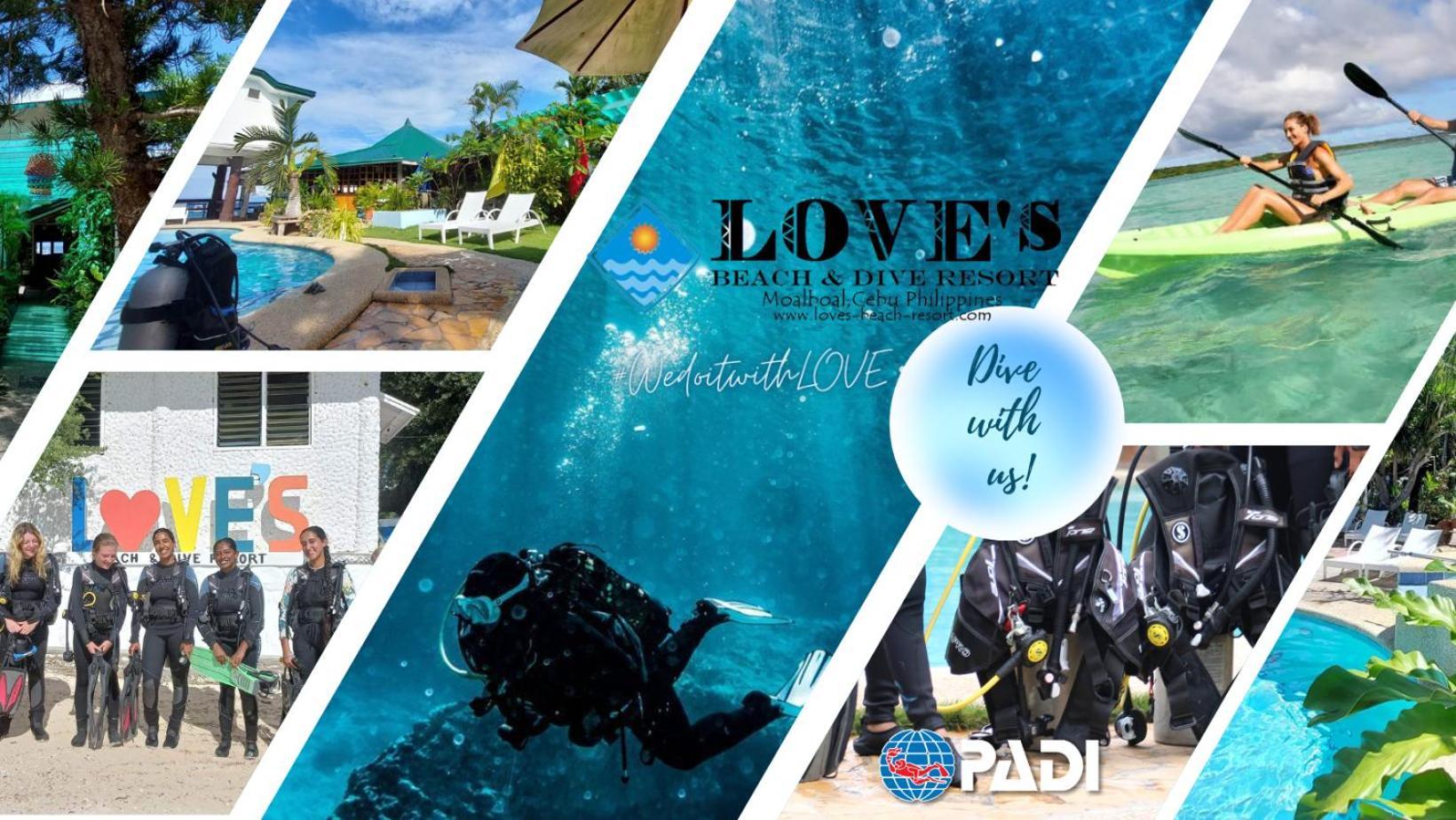 Love'S Beach & Dive Resort Moalboal Luaran gambar